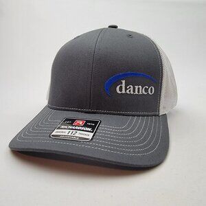 Danco Richardson 112 Embroidered Trucker Mesh Snapback Hat Cap Gray